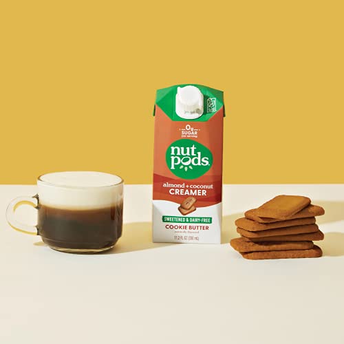 nutpods Cookie Butter Keto Coffee Creamer Sweetened Non Dairy Creamer