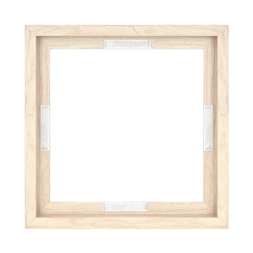 MCS Canvas Float Frame, 12x12, Natural Woodgrain, 1-Pack