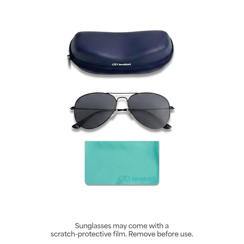 Image of VINCENT CHASE EYEWEAR Polarized and 100% UV Protected | Branded and Stylish Sunglasses | Full Rim Pilot | For Men & Women | Medium | VC S18687