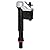 Korky 528MP QuietFILL Platinum Fill Valve-Fits Most Toilets-Easy to Install-Made in USA, Universal 99%, Black & Korky 528 Toilet Fill Valve, Universal, Black