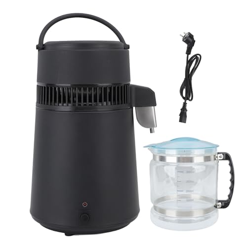 Wasserdestillationsanlage 4L mit automatischer Abschaltung aus Edelstahl für Zuhause, Labor, Zahnarztpraxis, Büro, Reisen