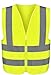 Neiko 53962A High Visibility Safety Vest with 2 Pockets, ANSI / ISEA Standard | Color Neon Yellow | Size L