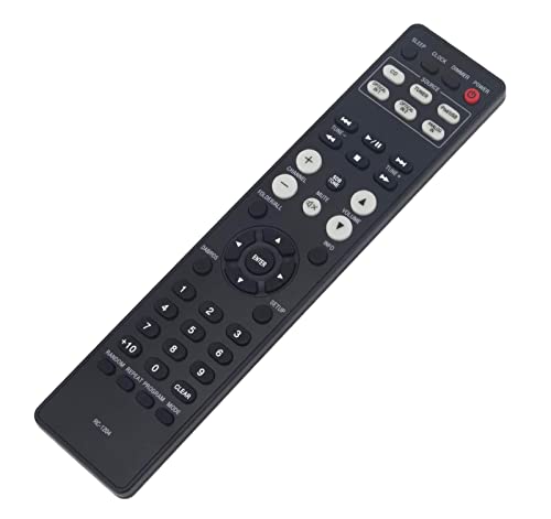AULCMEET RC-1204 Replacement Remote Control Compatible with Denon AV Receiver Micro Hi-Fi System RCD-M40 D-M40 D-M40DAB RC-DM40DAB - Image 2