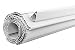Produktbild Schellenberg 20092 Rolladenpanzer Set PVC Maxi für 60 mm Stahlrohrwellen  100 x 120 cm weiß, in der Breite kürzbar, inkl. Rolladen Aufhängungen, Kunststoff Winkelendleiste