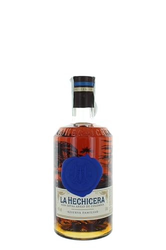 La Hechicera Reserva Familiar Rum – Holzig-süßer Rum mit charakteristischen Aromen – Leckere Spirituose, ideal pur oder als Basis von Drinks – 1 x 0,7 l