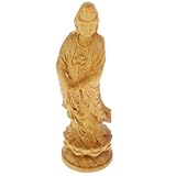 Sculpture de bouddha : grâce à sa taille compacte, elle ne prend pas beaucoup de place sur un bureau ; placez-la où vous le souhaitez, par exemple sur une étagère, une cheminée ou dans votre intérieur