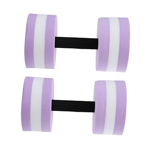 2pcs Mancuernas acuáticas de EVA resistentes y ligeras miniatura 3