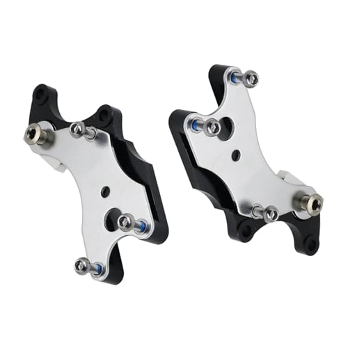 MUELODSIC 2個自転車ディスクブレーキ変換アダプター アルミ合製 ブレーキ座コンバーター 安定取付け 耐久性向上 ロード マウンテンバイク対応