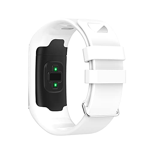 KINOEHOO Correas para relojes Compatible con Polar A360 A370 Pulseras de repuesto.Correas para relojesde silicona.(blanco)