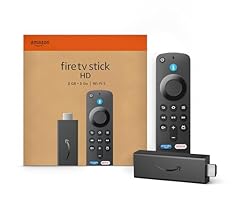 Amazon Fire TV Stick HD (newest model), free and live TV, Alexa Voice Remote, smart home controls, HD streaming