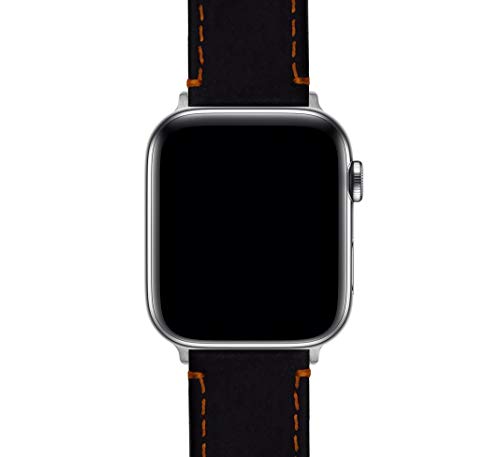 Image of BARTON WATCH BANDS - Top Grain Leather Watch Bands Compatible with Apple Watch Models - 1, 2, 3, 4, 5, 6, 7, 8, 9, 10, SE, Ultra & Ultra 2