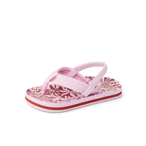 Image of REEF Girls Toddler /Little Kid Ahi Beach Flip Flop, Soft Cushion Footbed, Water Friendly