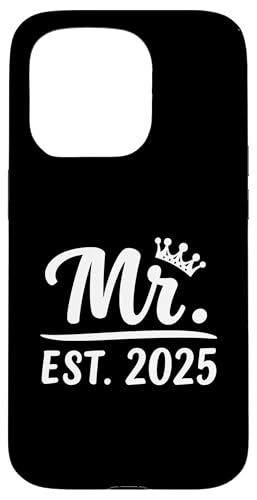 Mr. Est. 2025 Just Married Promosso To Mr , Mrs Wedding Custodia per iPhone 15 Pro