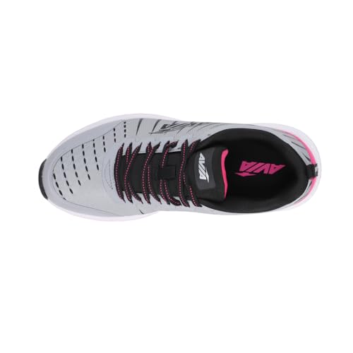 Avia Womens Avi-Maze 2.0 Lace Up Sneakers Shoes Casual - Grey, Pink - Size 8 M4