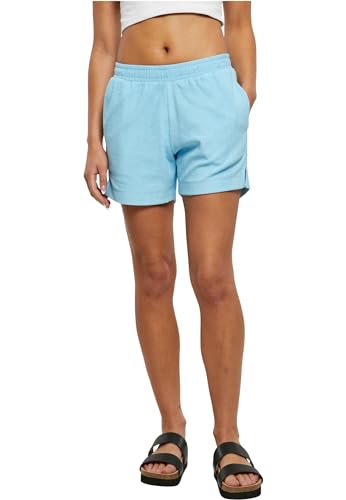 Shorts femme Urban Classics en éponge bleu short d'été confortable