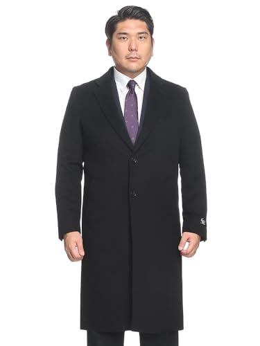 カシミヤ混 シングルチェスターコート