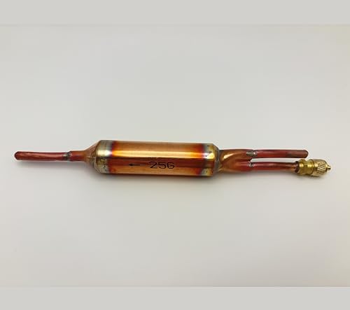 Image of inch1 /4'' Filter Drier with Charging Valve (25g) - AC & Refrigeration Repair & Maintenance,for repair refrigeration cooling system or HVAC