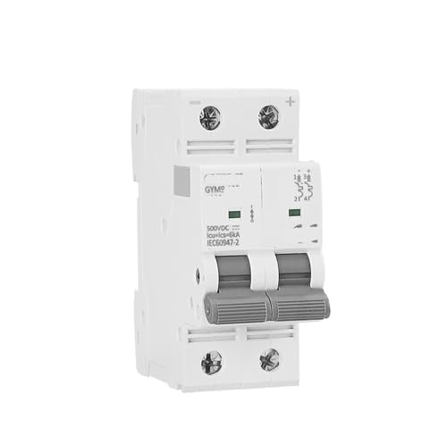 Disjoncteur 2P 100A DC 500V avec pouvoir de coupure 6KA GYM9-125