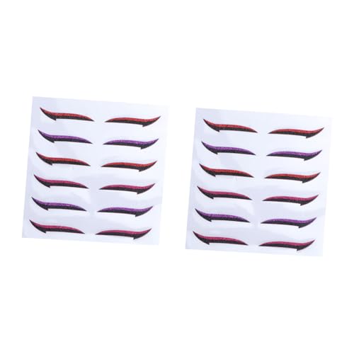 12 pares de pegatinas de delineador en gel
