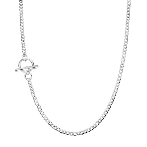 LeCalla 925 Sterling Silver Lariat Y Necklace for Women | Adjustable Toggle Clasp Necklace | Accessories for Women | Gifts for Her 20 Inches
