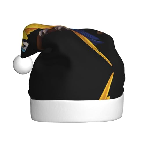 WHJWZY Sombrero de Navidad para adultos, accesorio festivo, Halloween, ceremonias anuales, fiestas de vacaciones, imagen de loro