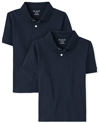 Image of The Children's Place Boys' Short Sleeve Pique Polo, 2 Pack