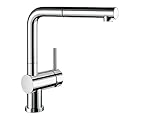 BLANCO Linus-S-F 514023 Miscelatore per cucina rimovibile, per installazione sottofinestra, con doccetta estraibile, finitura cromata, ad alta pressione, 1 pezzo