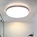 LED Lámpara de Techo,22W Moderna Plafón Led de Techo Redonda Ultra Delgado Φ30 cm Impermeable 1900LM 4500K Blanco Natural,LED Plafón para Baño Dormitorio Cocina Sala de Estar Comedor Balcón