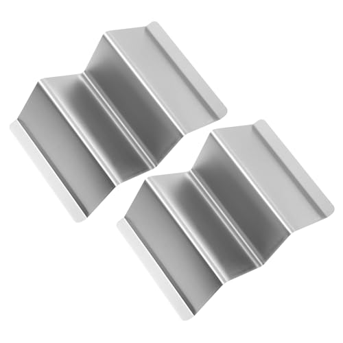 FUNOMOCYA 2Pcs Stainless Steel Taco Holders Shaped Tortilla Racks for Easy Serving Space Saving Design for Tacos Burritos More Non Slip Storage Holders