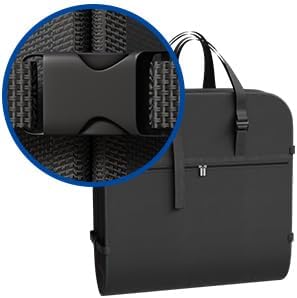 Miniatura 7 de ANBOO Bolsas de ropa de 50 pulgadas de largo para viajes, bolsas de ropa grandes para hombres y mujeres, con correa para el hombro, bolsa de traje