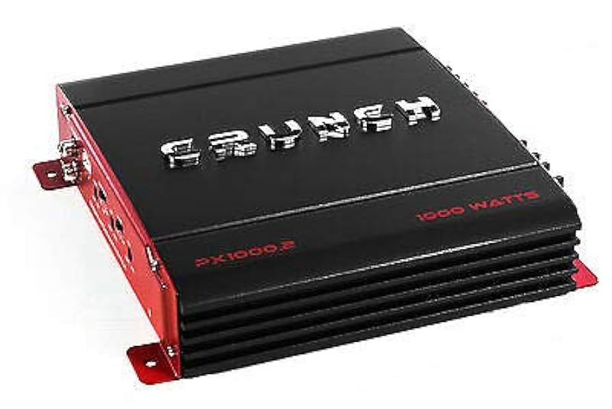 CRUNCH PZ-1020.4 アンプ 1000W Crunch® Pz-1020.4 zone 1,000-watt 4-channel Class Ab Amp