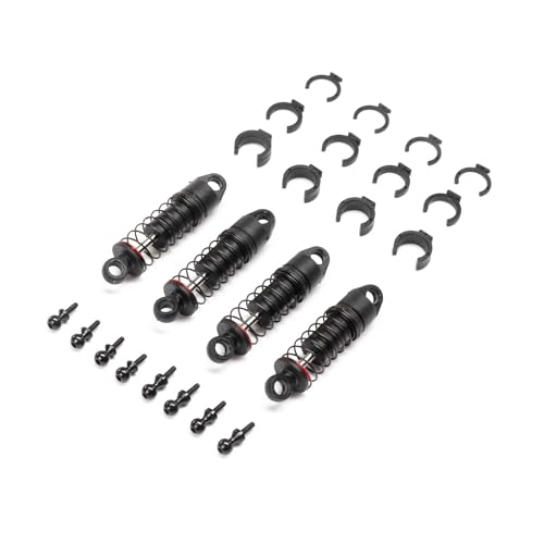Axial Oil Shock Set 6mm .213 LBS/IN Red SCX24 4 AXI203002