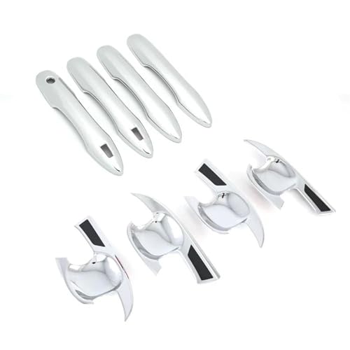 Evita arañazos en tu coche con el kit de cubiertas cromadas de puerta para Toyota Prius C XW50