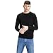 Produktbild JACK & JONES Dünner Langarm Strickpullover Rundhals Basic Sweater Shirt Jumper JJEBASIC