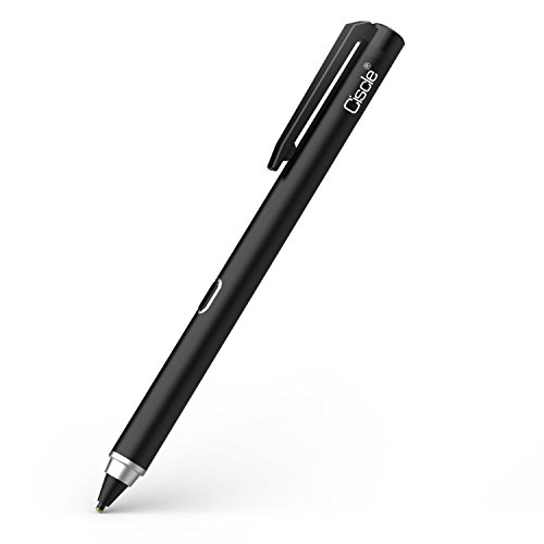 Active Stylus Pen, Ciscle Stylus Compatible for iPad, 5 Mins Power Off with High Precision Sensitivity 1.5mm Copper Tip, Fine Point Stylus for Apple/Android and Other Touch Screen Devices-Black