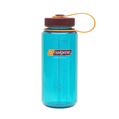 Image of Nalgene Tritan BPA-Free Water Bottle Made, 16 OZ, Wide Mouth, Teal