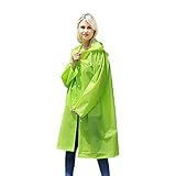 【Mantente seco】Nuestra ropa de lluvia está diseñada con una gorra de viento ampliada y manga larga, la manga está equipada con botones ocultos para evitar que la lluvia se refluya, y cierres a presión en la parte delantera y doble cordón en la capucha, puede proporcionar una protección completa en un día lluvioso
