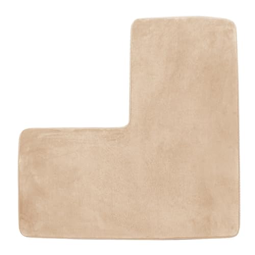 Tapis absorbant doux et antidérapant format L pour douche d'angle