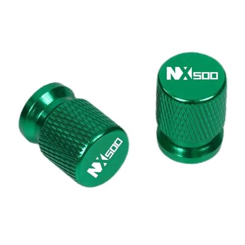 Capuchon de potence haut de gamme et bouchon de valve moto H-Onda NX500 vert
