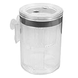 LOORGVEL Acryl Aquarium Fischzuchtbox mit Aktivem Wasserdurchfluss Isolierende Aufzuchtkammer für Guppy Betta Garnelen als Brutkasten und Aufzuchtbecken für Kleine Fische und Zuchtfische