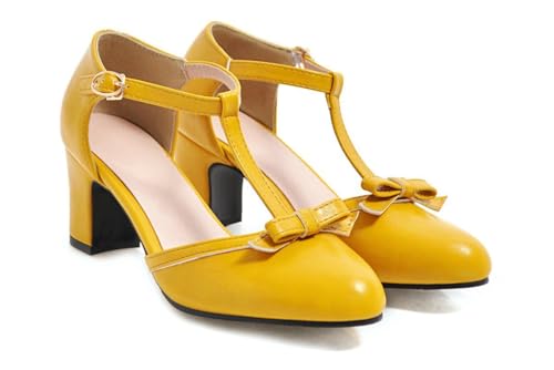 Mary Jane Shoes Women Vintage Victorian Shoes Mid Heel Dress Pumps Wedding Shoes with an Adjustable T Strap2