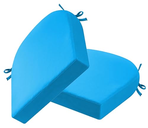 Set di 4 cuscini per sedie da giardino, 47 x