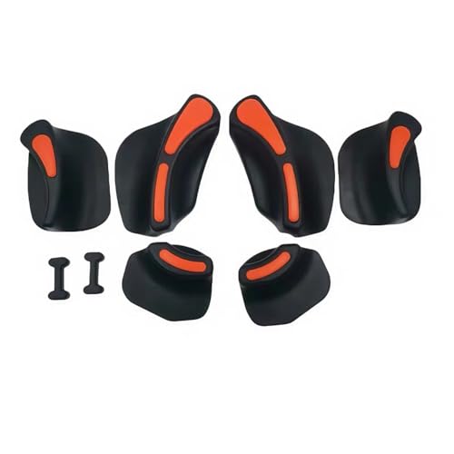 Ele-Charger Unicycle Leg Protect Pads for Begode Leaperkim Sherman-S Patton INMOTION DIY Cushion Pads (Black-orange suit)