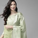 Judge Boutique Women's Cotton Blend Solid Straight Kurta Palazzo With Dupatta Set - Image 4