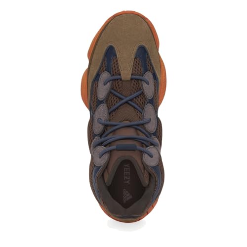 adidas Men's Yeezy 500 High Sneakers, Tactile Orange, 10 M US3