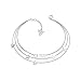 Bracelet GUESS Une étoile est née UBB70077-S rhodium en Acier Swarovski triplex étoiles