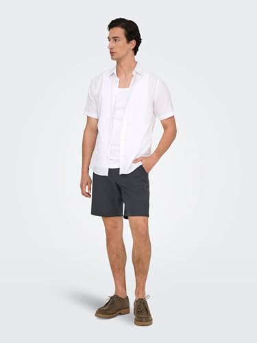 Only & Sons ONSMARK 0011 Cotton Linen Shorts NOOS – Ansicht 3