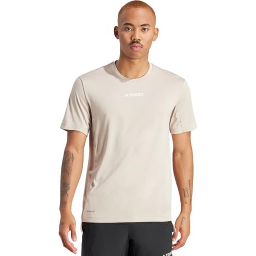 adidas Herren Terrex Multi Hiking T-Shirt, Wonder Beige, X-Klein – Ansicht 1