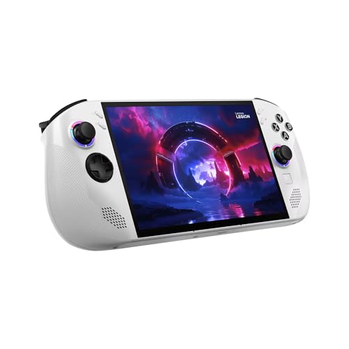 Image of Lenovo Legion Go S 2TB SSD AMD Ryzen Z2 Go CPU Gaming Handheld 8-inch Touchscreen 120Hz, Win11, White, Mytrix Hub, 128GB MicroSD Card, 4 Accessories: 5 in 1 Bundle