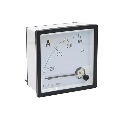 Ampèremètre CA 200A SQ-72 type pointeur de surcharge jauge analogique 72x72mm